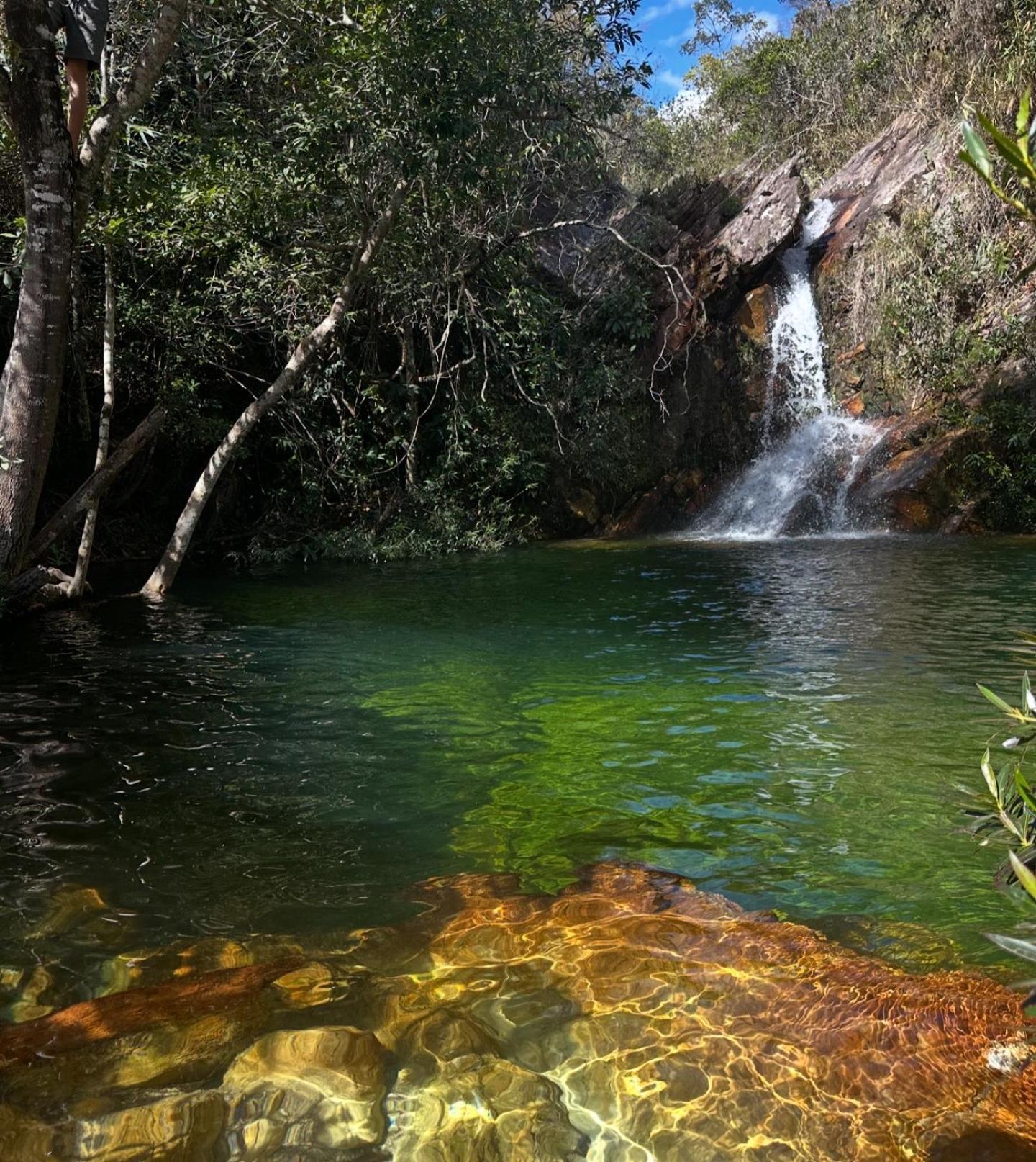Cachoeira E Pousada Paraiso Dos Pandavas Alto Paraiso de Goias Luaran gambar